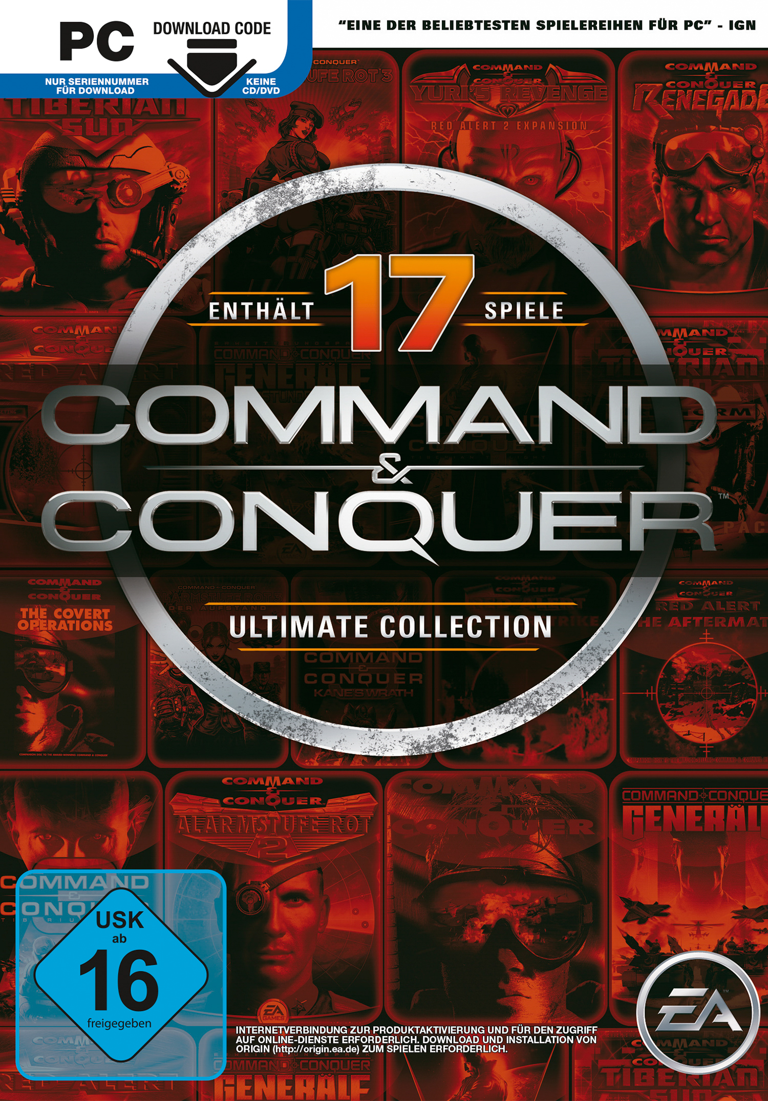 Command & Conquer Ultimate Collection (Code in the Box)