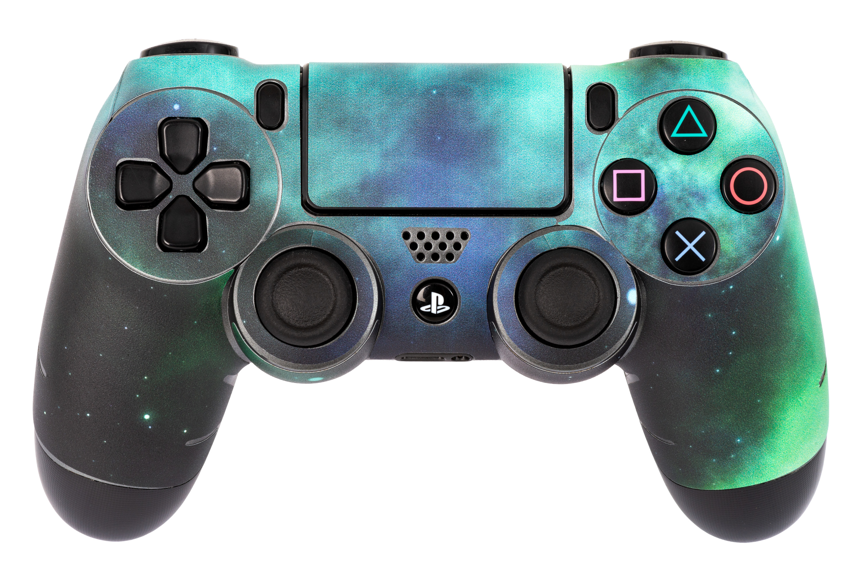 Skins - Sticker für PlayStation 4 Controller (Galaxy Green)